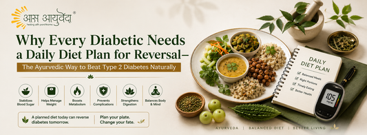 Why Every Diabetic Needs a Daily Diet Plan for Diabetes Reversal: The Ayurvedic Way to Manage Type 2 Diabetes Naturally